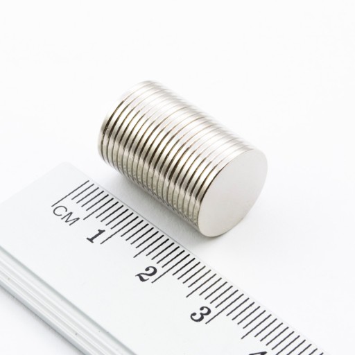 VALEC NEODYMOVÝ MAGNET 14x1 N38 SADA 15 ks