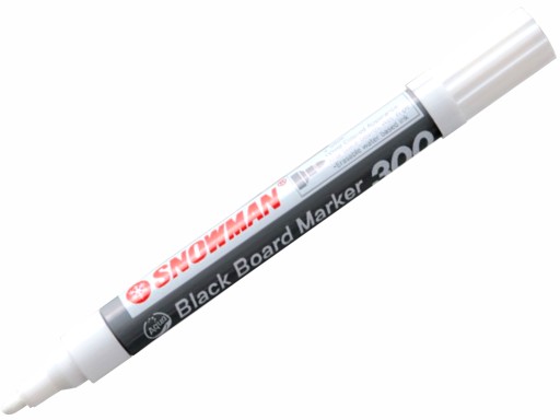 Snehuliak 300 kriedový popisovač 2-5mm biely na dosky