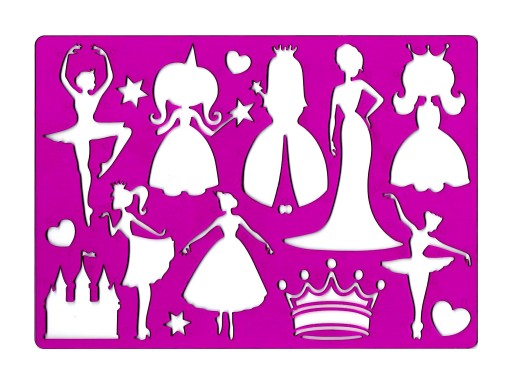 Šablóna na kreslenie princeznej KOH-I-NOOR