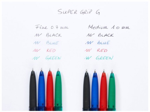 Výsuvné guľôčkové pero Pilot Super Grip, modré