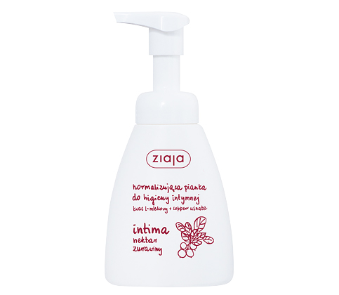 Ziaja intima brusnicová nektárová pena 250ml