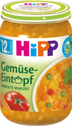Hipp Bio Zeleninový guláš s hráškom 12m 250g