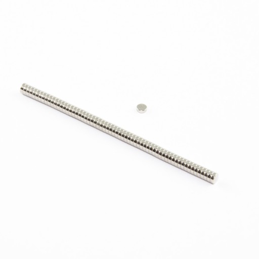 VALEC NEODYMOVÝ MAGNET 3x1 N38 SADA 100 KS