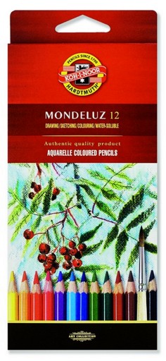 MONDELUZ AKVARELOVÉ ceruzky 12 FAREB. KOH-I-NOO 3716L