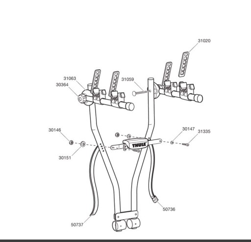 DIELY THULE PRE KUFOR 970