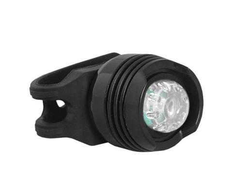 LTC LED predné svetlo na bicykel 1W so silikónovým remienkom, čierne. LXETS47