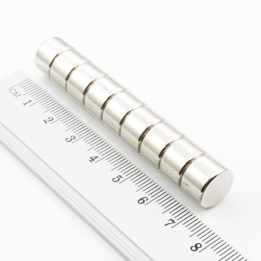VALEC NEODYMOVÝ MAGNET 12x8 N42 SADA 3 ks