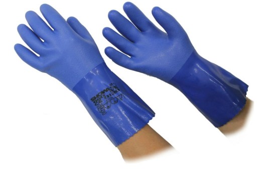 Pracovné rukavice z PVC odolné voči olejom Showa 660 11/XXL
