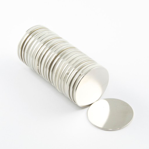 VALEC NEODYMIOVÝ MAGNET 25x1 N38 SADA 4 ks