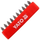 Skrutkovacie bity BITS 10 ks. PH1 X 25 mm S2 YATO