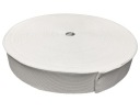 PLOCHÁ GUMA NA OBLEČENIE 25mm / 25m BIELA ​​2,5cm