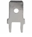 Samec konektor PCB 6,4 mm KPL 20ks rovný (2586