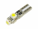 ŽIAROVKA 3 LED T5 W1,2W T3 3SMD POČÍTAČOVÉ HODINY 5 FAREB KOCKPIT DOSKA R