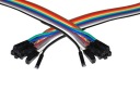 Páska káblová 30 cm 10-pin F-F samica-samica nová