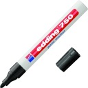 Edding 750 BLACK OIL MARKER, okrúhly hrot, 2-4 mm, VYSOKÉ KRYTIE