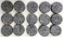 Plstené podložky na nábytok, stoličky, stoličky, VEĽKÉ, šedé, 15 ks, kolieska 5 mm