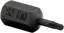 BIT TORX T10 x 30MM S2 10MM HEX.