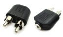 Adaptér malý JACK gn 3.5 / 2x RCA zástrčka (1351)