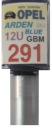 OPEL 291 12U GBM ARDEN BLUE LAK ŠKRABANÝ DOTYK