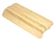 Drevené špachtličky na depiláciu, nesterilné, 10 ks