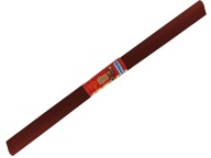 CRIPPED CREEP Hodvábny papier 28 DARK BROWN