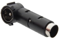 5x ISO-DIN rádiový anténny adaptér, uhlový