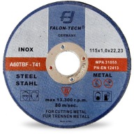 KOVOVÉ REZNÉ KOTOUČE inox 115 x 1,0 FALON TECH