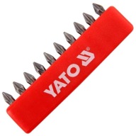 Skrutkovacie bity BITS 10 ks. PH1 X 25 mm S2 YATO