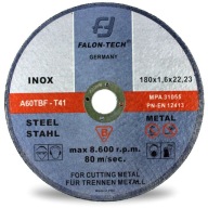 KOVOVÉ REZNÉ KOTOUČE inox 180 x 1,6 FALON TECH