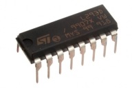 4 ks L293D H-Bridge DIP16 MOTOROVÝ OVLÁDAČ
