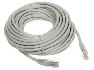 PATCHCORD RJ45/10-GREY UTP cat.5e GREY 10m ABCV