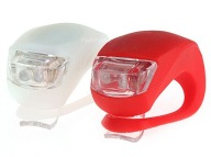 BICYKELOVÉ OSVETLENIE SILIKÓNOVÉ LED LAMPY 2 KS