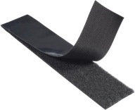 VELCRO s LEPOM 4 cm SAMOLEPIACI 1m+1m 40mm Čierna