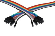Páska káblová 30 cm 10-pin F-F samica-samica nová