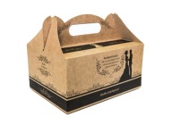 10x Cake Box Svadobná torta Mladý pár Eco