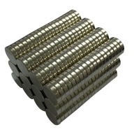 Guľatý neodýmový magnet 12 x 2 mm Silný, 5 ks