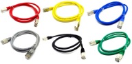 Tienený prepojovací kábel RJ45 FTP CAT.6, 0,25 m, farba FV
