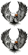 NÁLEPKY NÁLEPKY EAGLES V SÚPRAVE FIGHT EAGLE