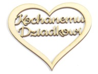 PRÍvesok SRDCE pre milovaného dedka DECOUPAGE RR39