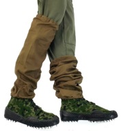 orig. Vintage RETRO khaki chrániče na gamaše NOVINKA
