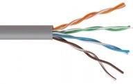 Sieťový kábel LAN UTP Twisted Pair 5E CU Medený 1m