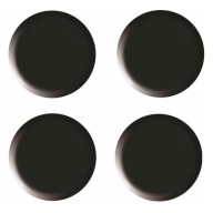 Okrúhle kancelárske magnety ČIERNA 40mm 4 kusy tetis