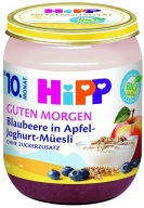 HIPP BIO BOBUĽKY JABLKO JOGURT MUSLI RAŇAJKY 160g