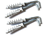 ROZPÍNACIE KOLY + HÁKY 8x40mm (4 ks) MRIEŽKA d1