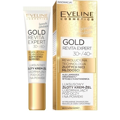 Očný krém Eveline Cosmetics Gold Revita Expert