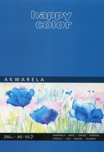 Happy Color A5 akvarelový blok 250g 10 listov