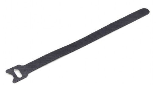 VELCRO BAND organizér na káble 210x12mm Strong Black TIES 10 kusov