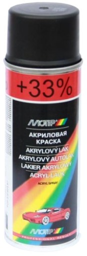 MOTIP - Matný čierny akrylový lak 200ml BDG