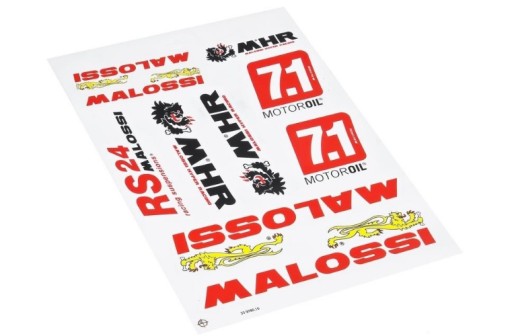 Samolepky na kolobežku Malossi, veľká sada
