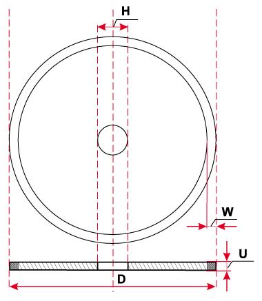 DIAMANTOVÝ DISK 230 x 22,2 KERAMICKÁ GLAZA GRES